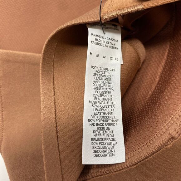 Nike Alate Minimalist Low Support Brown Padded Sports Bra Size Medium Cup C-E - Picture 6 of 8